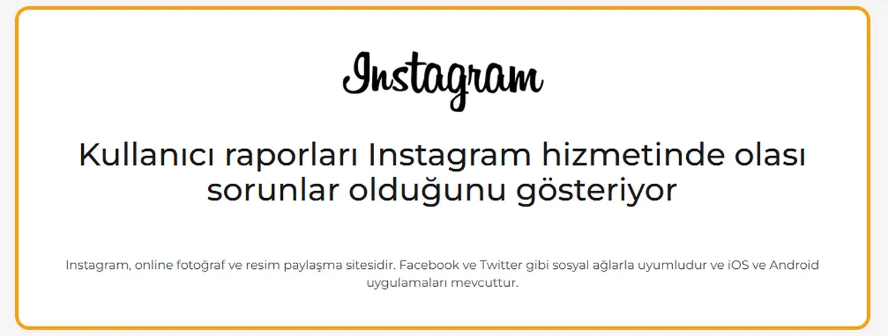 Instagram çöktü mü: neden donuyor? 14 Nisan Instagram erişim sorunu son dakika