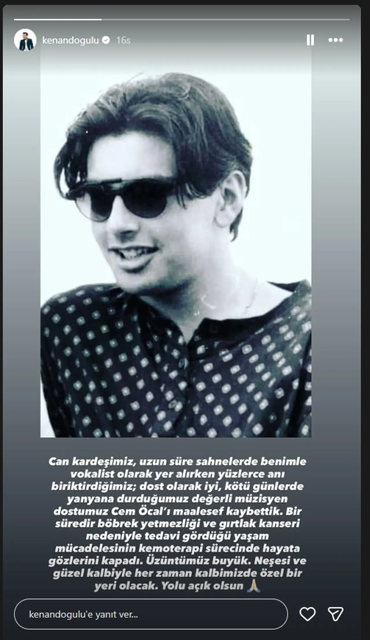 Özlem Tekin'in eski eşi Cem Öcal hayatını kaybetti! Acı haberi Kenan Doğulu verdi! 