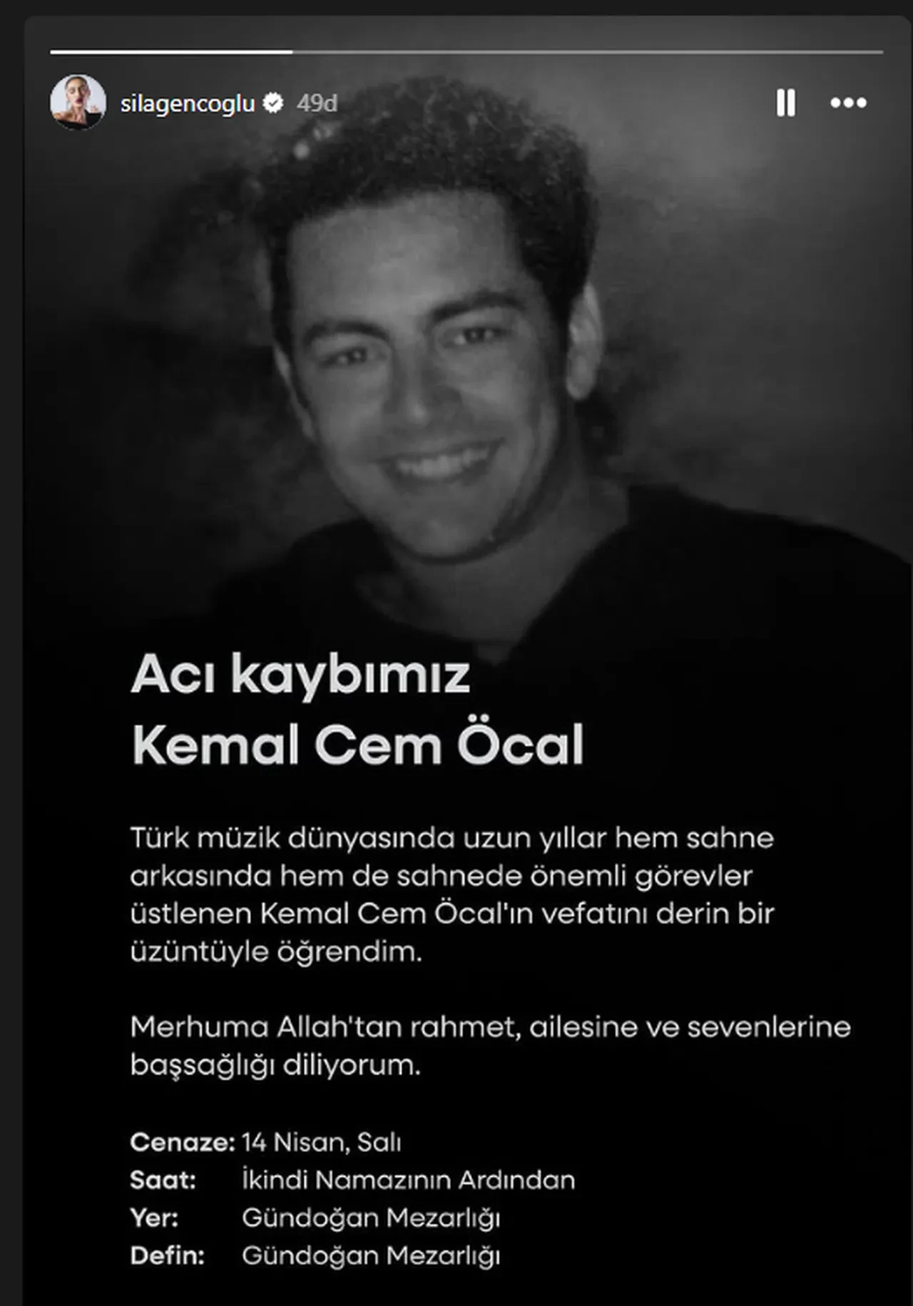 Özlem Tekin'in eski eşi Cem Öcal hayatını kaybetti! Acı haberi Kenan Doğulu verdi! 