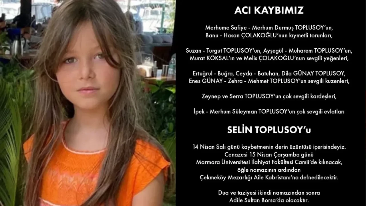 Selin Toplusoy kimdir? Selin Toplusoy kimin kızı? Selin Toplusoy neden öldü?