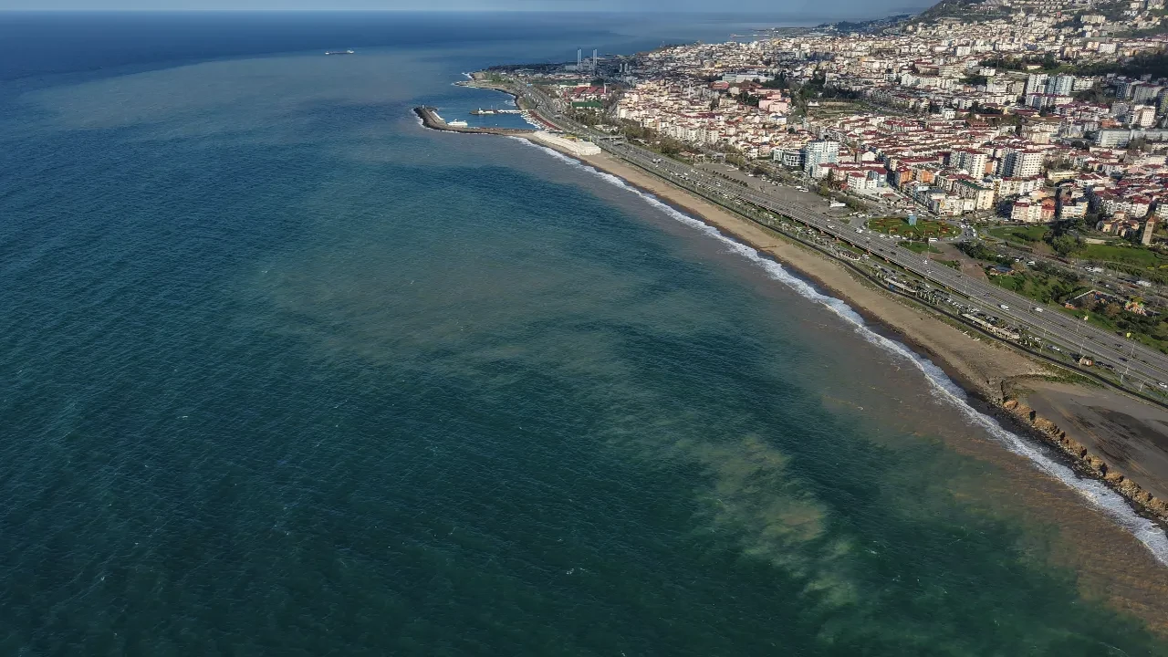 Trabzon sahilinde şoke eden görüntü