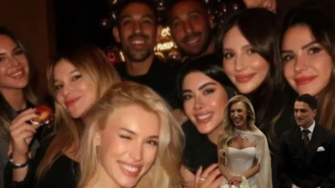 Cengiz Ünder ile Bilge Yenigül'ün nişan töreninde eski dostlar buluştu! Gözler Ozan Tufan ile Rojin Tufan çiftini aradı 