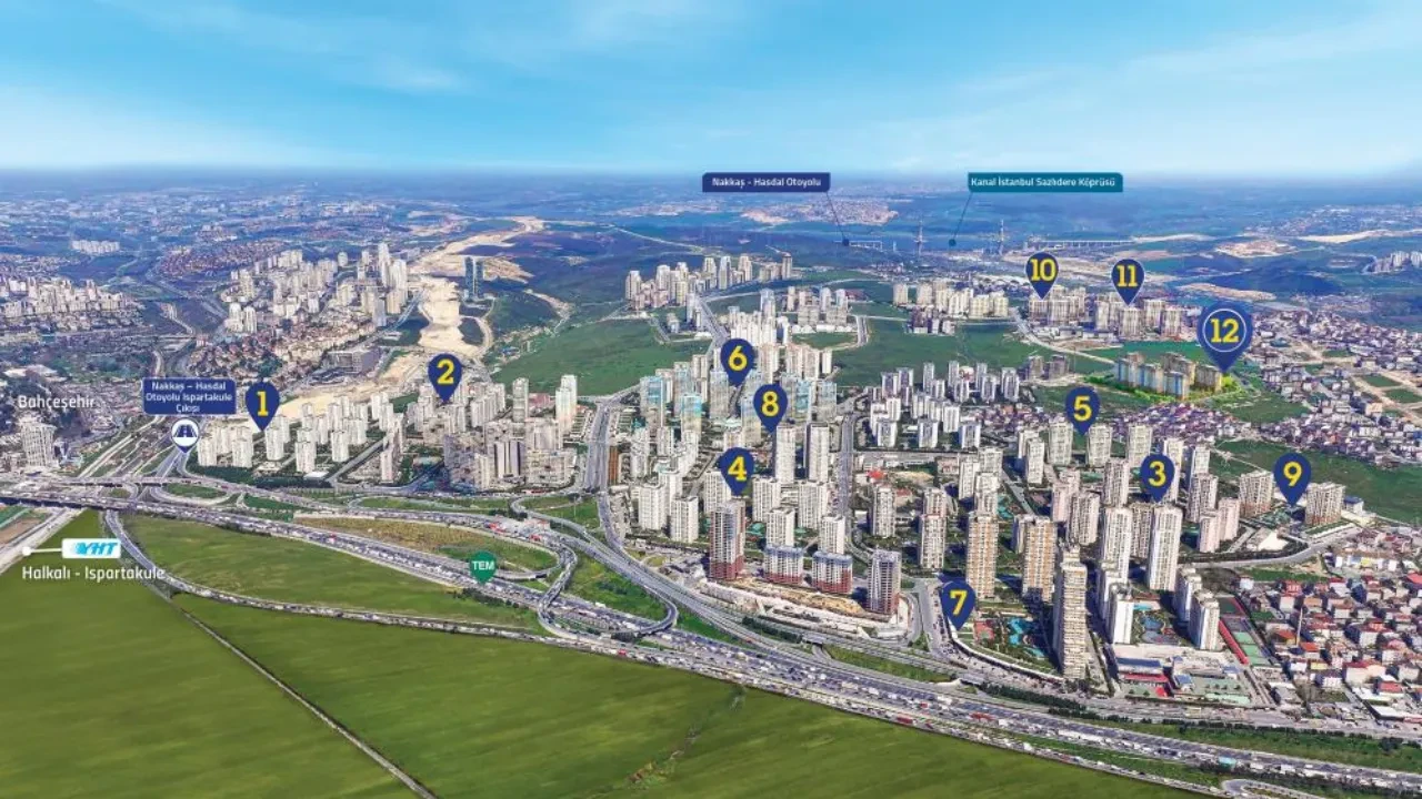 İhlas Gayrimenkul'ün Ispartakule'deki yeni projesi Bizim Evler 12 satışa çıktı