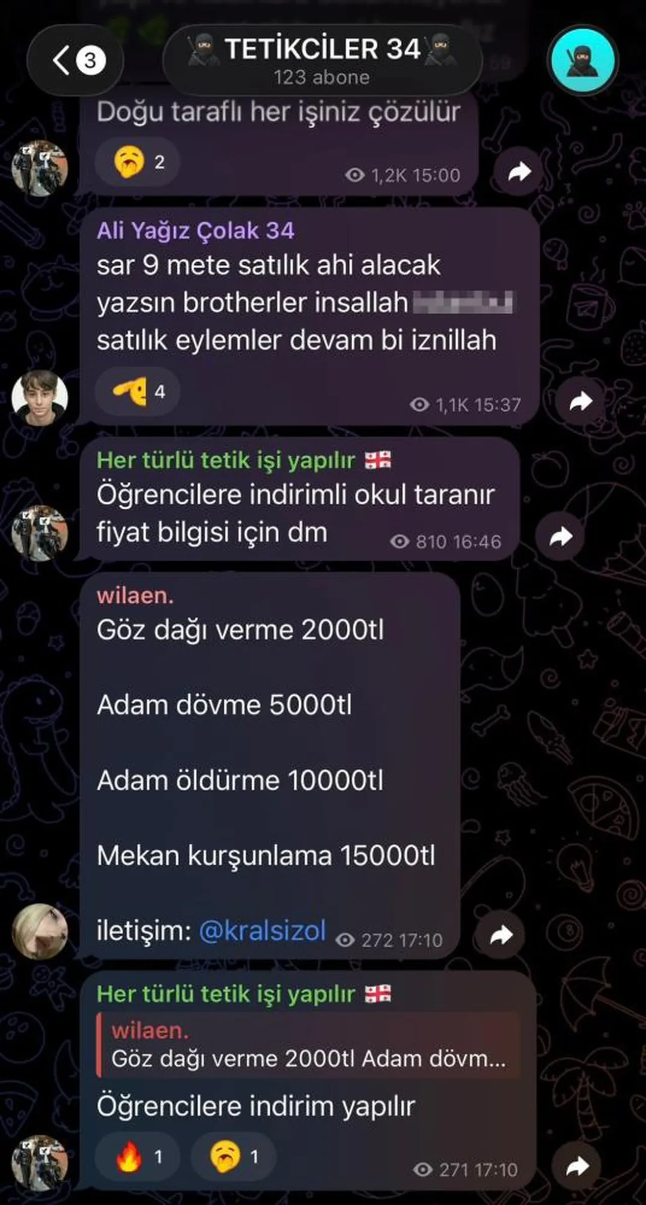 Okul saldırılarının ardından kan donduran mesajlar ortaya çıktı! Yine 'C31K' grubundan tehdit paylaşımları yapıldı