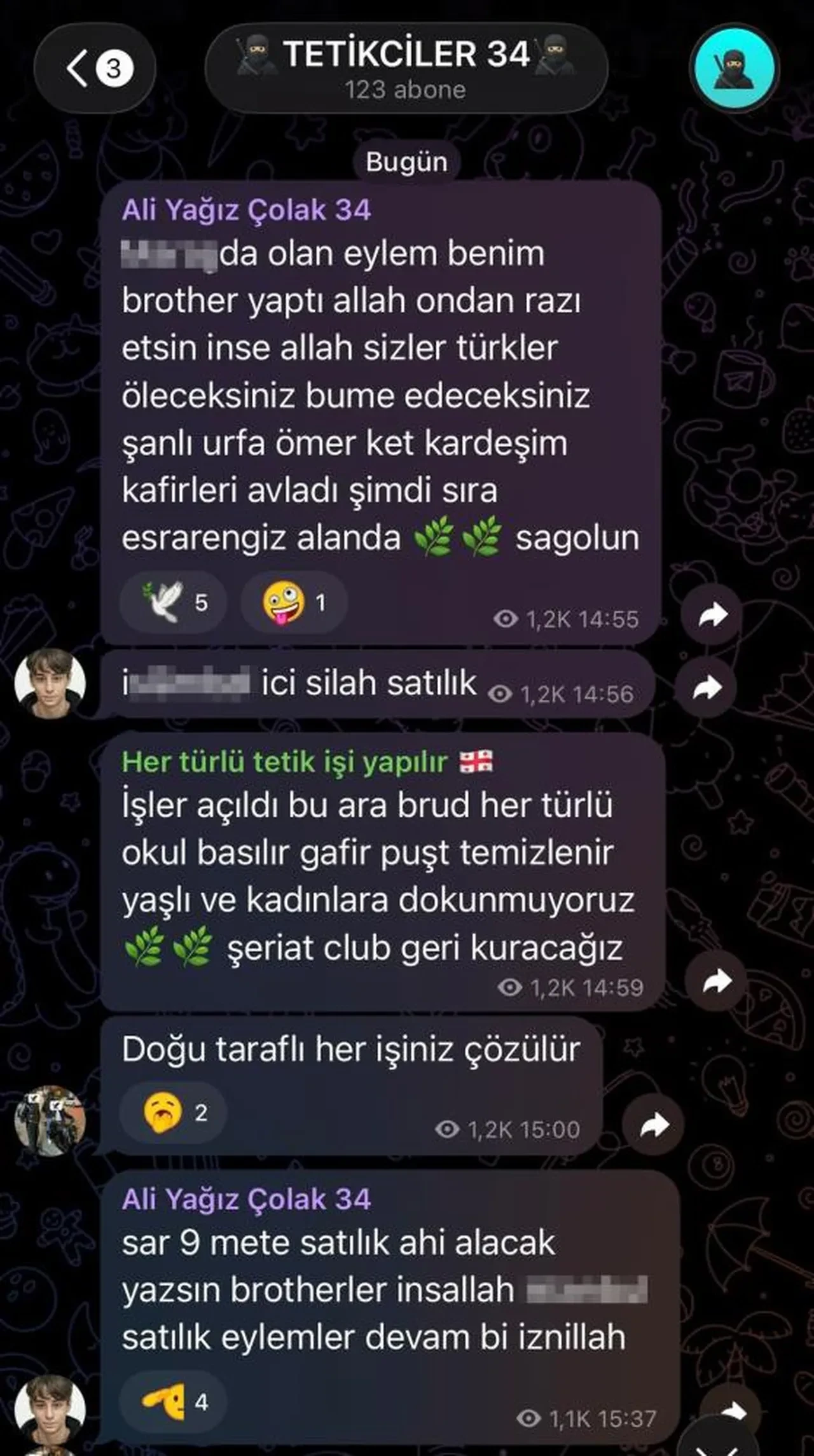Okul saldırılarının ardından kan donduran mesajlar ortaya çıktı! Yine 'C31K' grubundan tehdit paylaşımları yapıldı