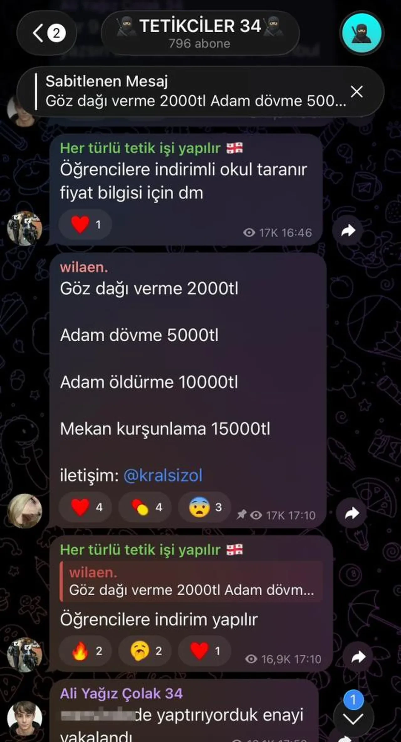 Okul saldırılarının ardından kan donduran mesajlar ortaya çıktı! Yine 'C31K' grubundan tehdit paylaşımları yapıldı