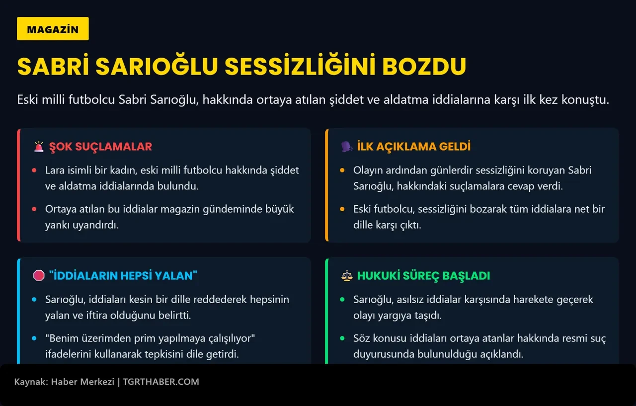 Sabri Sarıoğlu hakkındaki iddialar sonrası ilk kez konuştu 