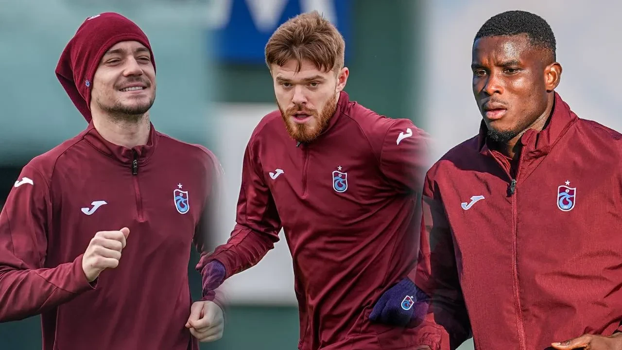 Trabzonspor'a sakat oyunculardan müjdeli haber! 3 isim yeniden takıma dönüyor