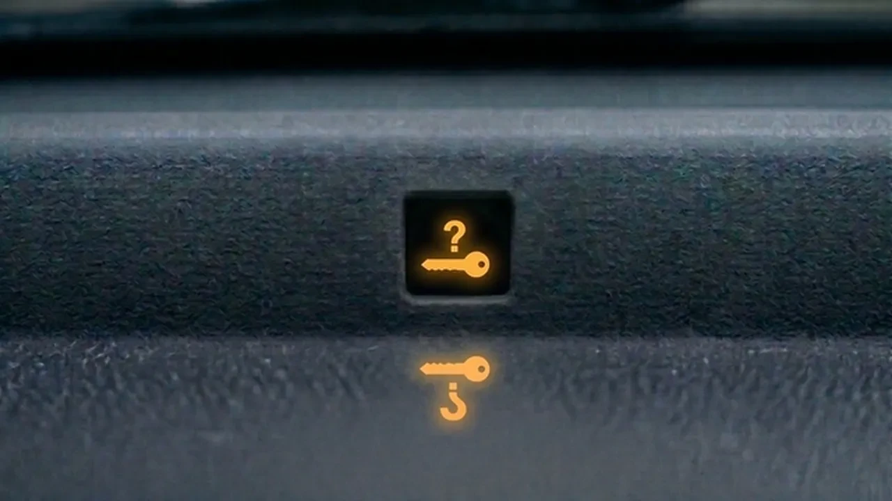 Anahtar Araç İçinde Değil Uyarısı