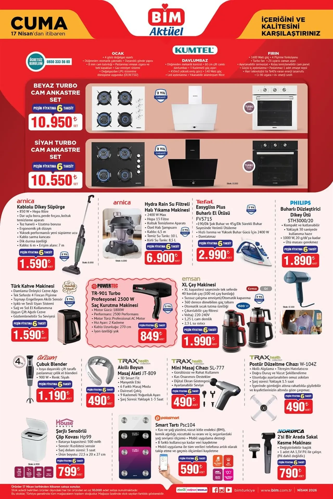 BİM 17-24 Nisan aktüel ürünler kataloğu 2026! Klima çeşitleri, çadır, kamp malzemeleri, termos, tencere geliyor