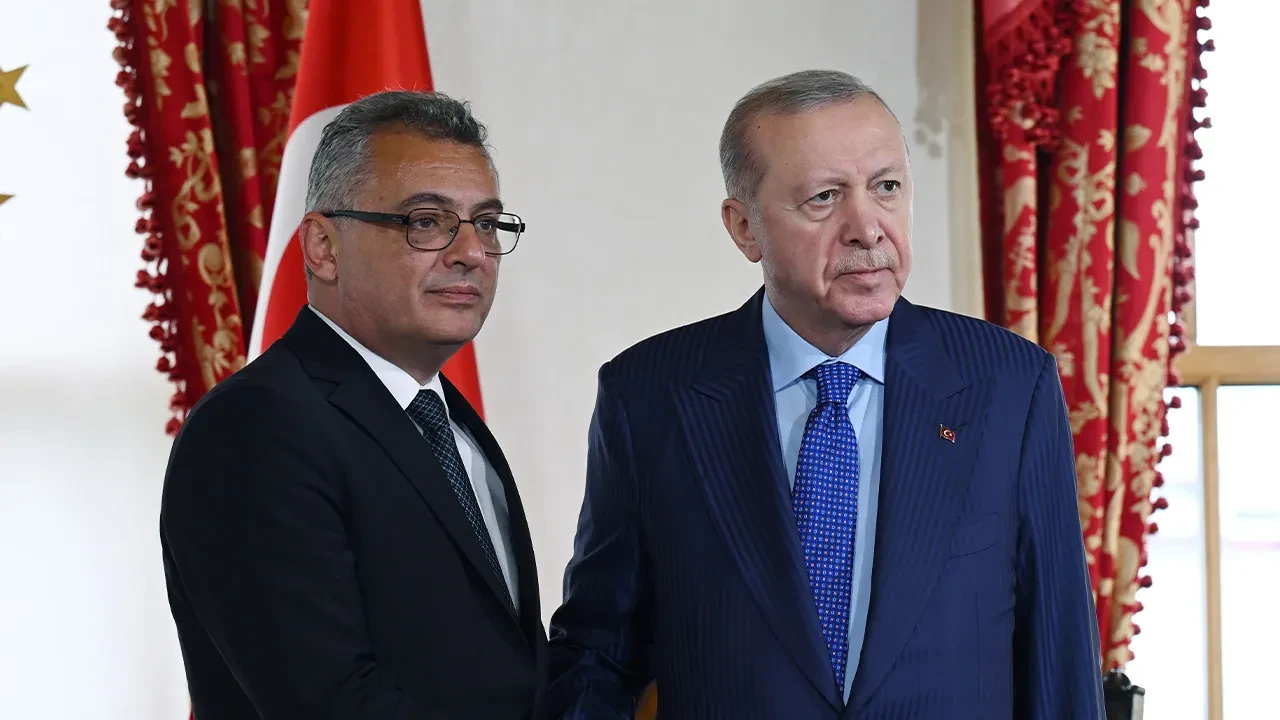 Cumhurbaşkanı Erdoğan, KKTC Cumhurbaşkanı ile görüştü