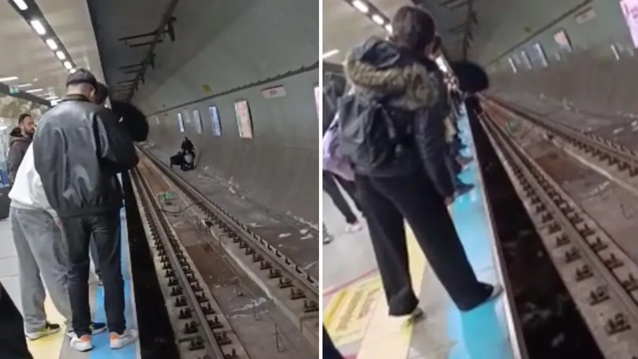 Kadıköy metro istasyonunda raylara atladı! Canına kıyma isteğini vatandaşın dikkati önledi