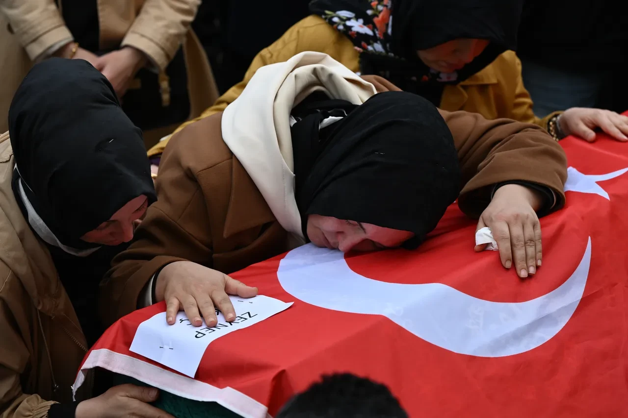 Kahramanmaraş'ta okul saldırısında hayatını kaybedenlere son veda