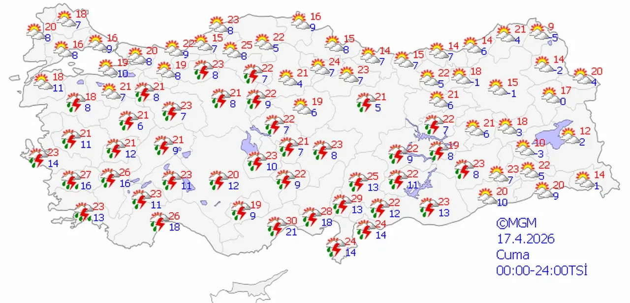 Önce toz, sonra yağmur! Meteoroloji 36 ili uyardı: Kuvvetli sağanak geliyor