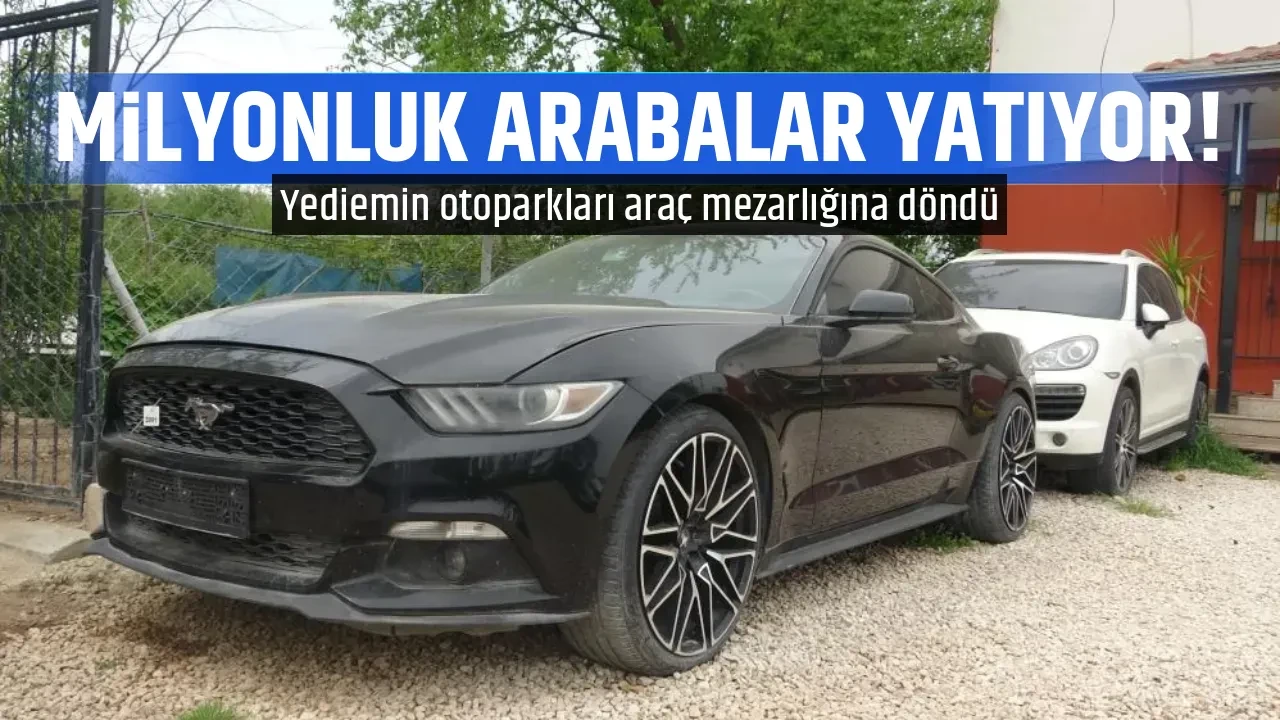 MİLYONLUK ARABALAR YATIYOR!