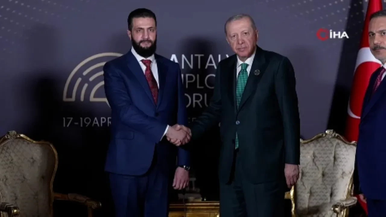 Antalya'da Erdoğan-Şara zirvesi