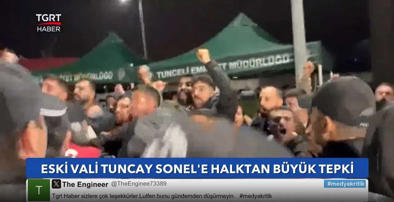 Eski vali Tuncay Sonel’in gözaltına alınması Tunceli’yi ayağa kaldırdı: 'Katil' sloganları atıldı