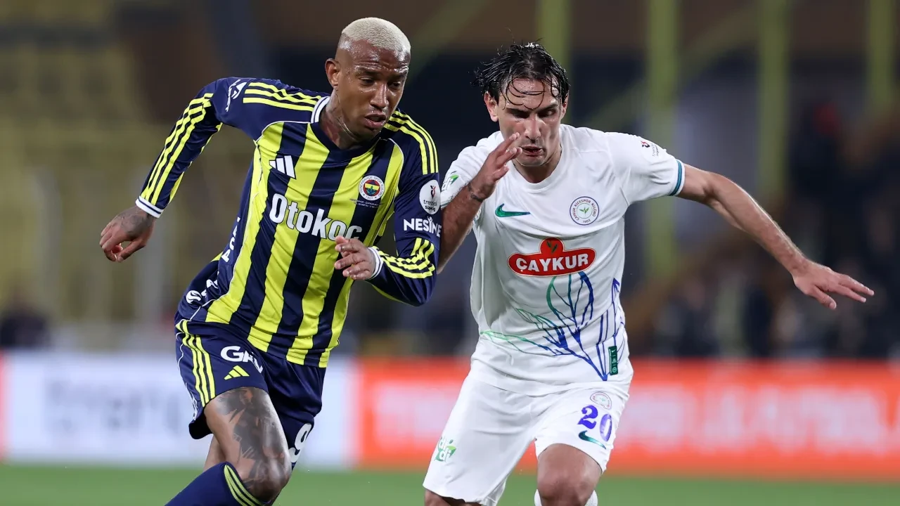 Fenerbahçe şampiyonluk yarışında yara aldı! Sarı-lacivertliler, Çaykur Rizespor ile 2-2 berabere kaldı