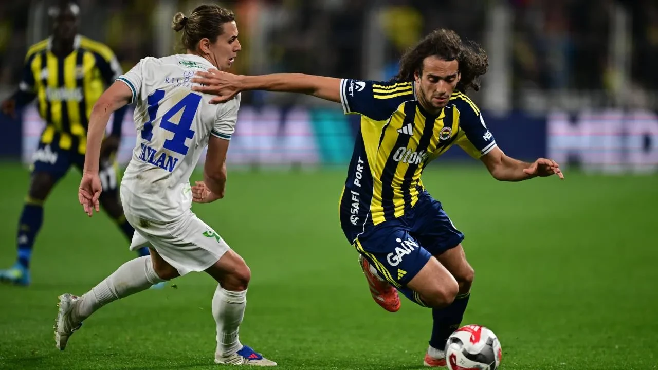 Fenerbahçe şampiyonluk yarışında yara aldı! Sarı-lacivertliler, Çaykur Rizespor ile 2-2 berabere kaldı