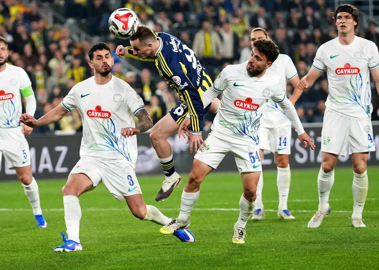 Fenerbahçe'nin Çaykur Rizespor'a karşı serisi sona erdi