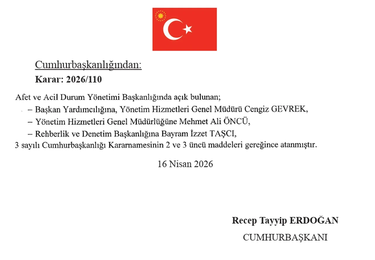 Resmi Gazete'de yeni atamalar! İsveç ve Macaristan dahil 7 ülkeye yeni atama, AFAD yönetimi değişti!