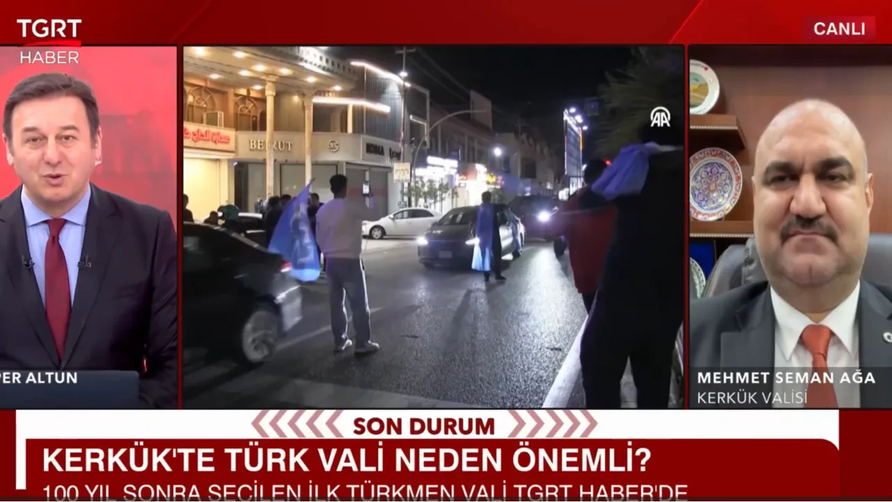 Kerkük'te yeni dönem: Türkmen Vali Mehmet Semin Ağa TGRT Haber’de açıkladı