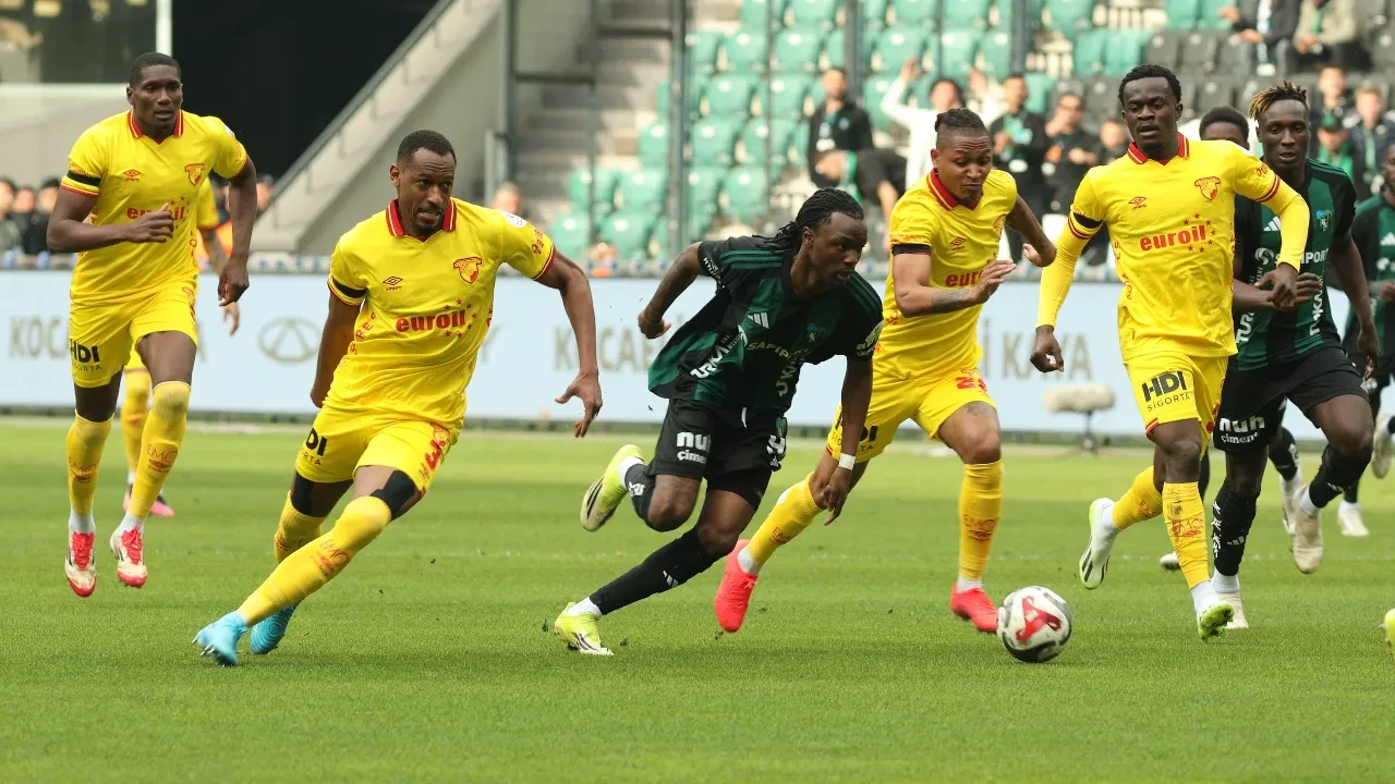 Kocaelispor ile Göztepe puanları paylaştı! Mücadelede 1-1'lik eşitlik var