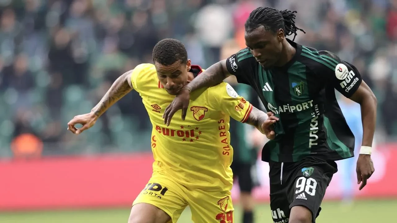 Kocaelispor ile Göztepe puanları paylaştı! Mücadelede 1-1'lik eşitlik var