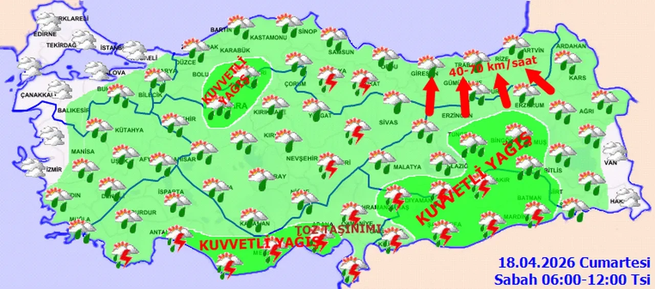 Meteoroloji sarı alarm vererek 12 ili uyardı: Sıcaklık 10 derece düşecek, ani sellere dikkat!