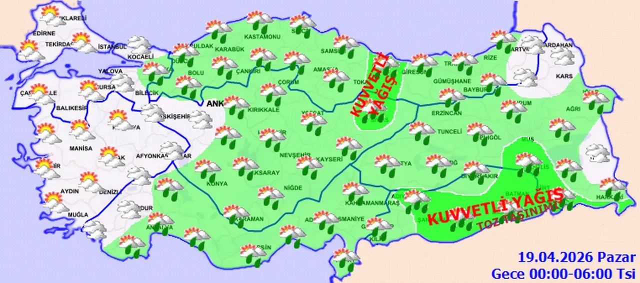 Meteoroloji sarı alarm vererek 12 ili uyardı: Sıcaklık 10 derece düşecek, ani sellere dikkat!
