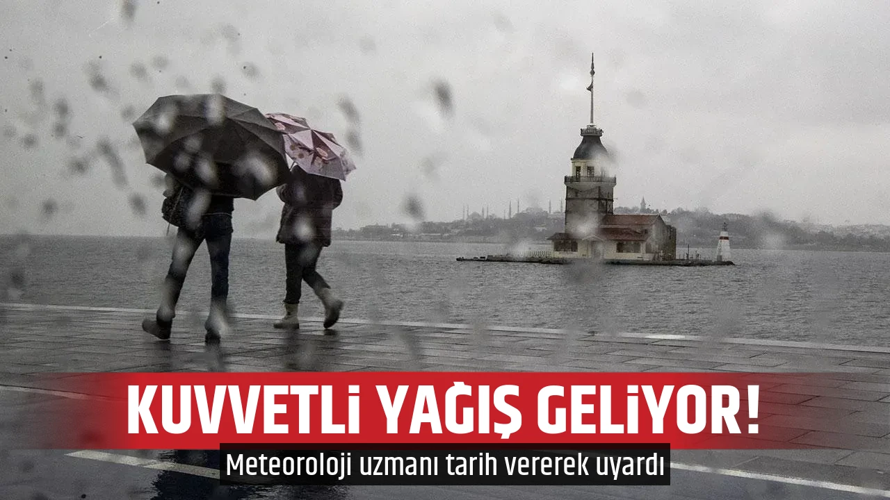 KUVVETLİ YAĞIŞ GELİYOR!