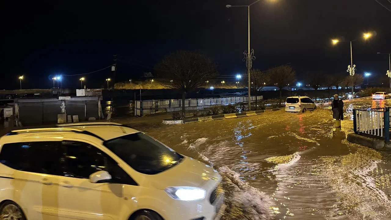 Siirt’te araçlar sel sularına gömüldü! Onlarca hayvan telef oldu