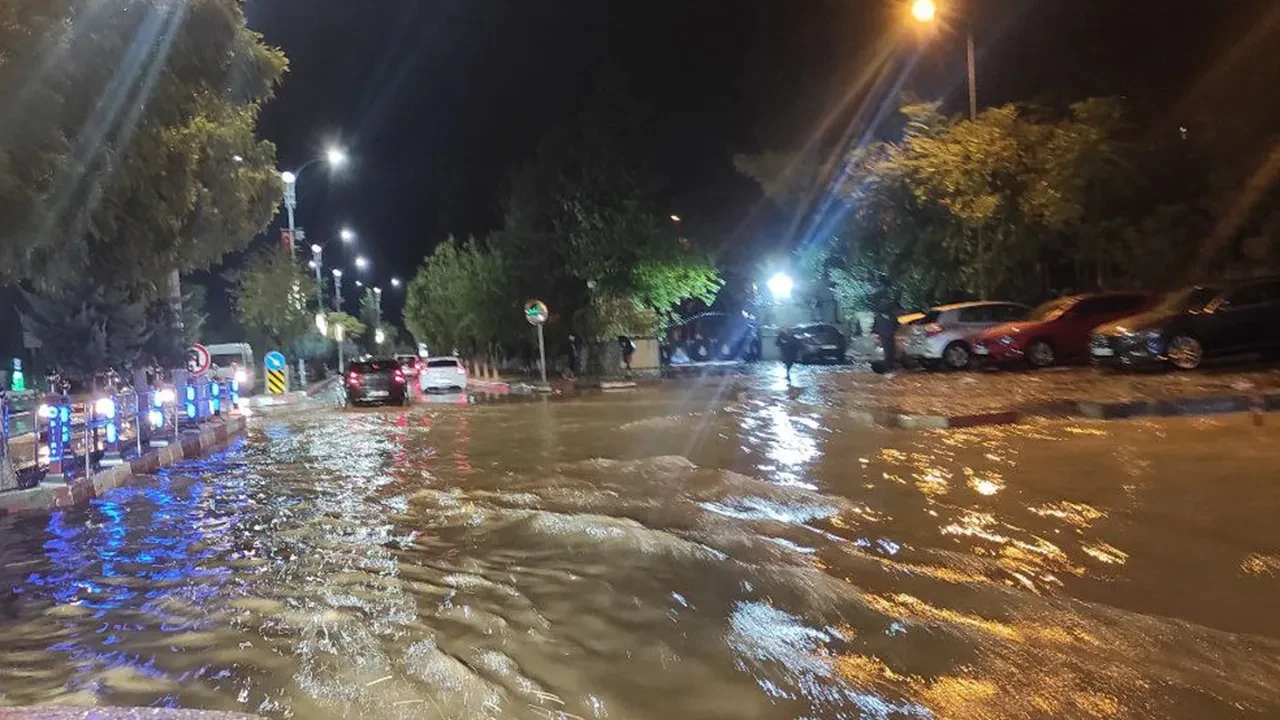 Siirt’te araçlar sel sularına gömüldü! Onlarca hayvan telef oldu