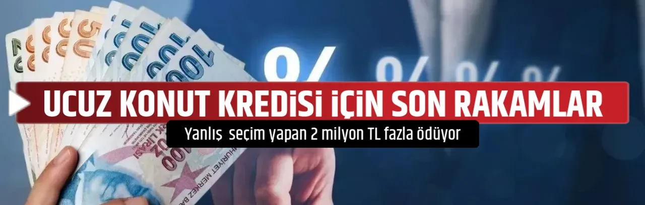 UCUZ KONUT KREDİSİ İÇİN SON RAKAMLAR