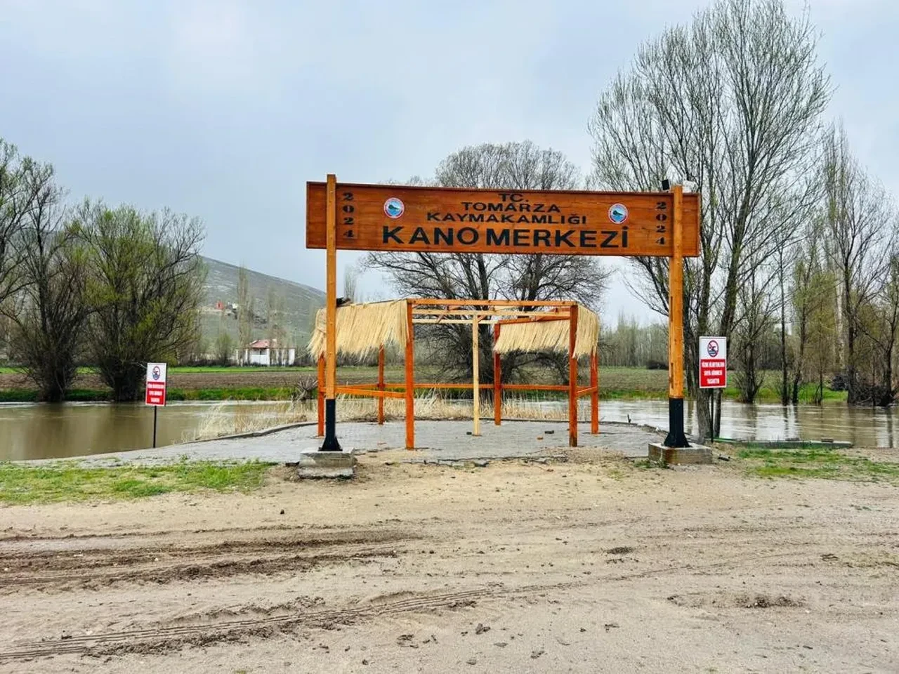 Zamantı Irmağı taştı! Kano merkezi sular altında kaldı