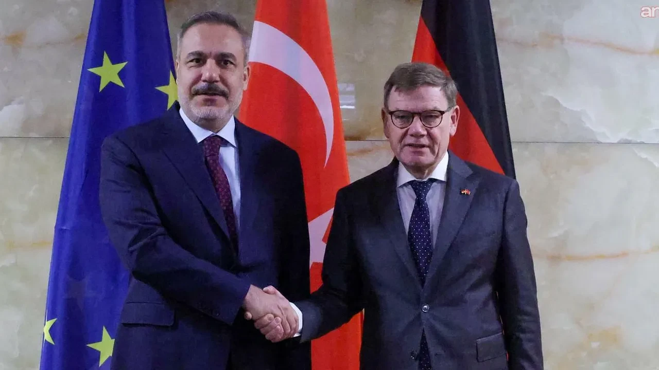 Bakan Fidan'dan kritik temas! Alman mevkidaşıyla görüştü