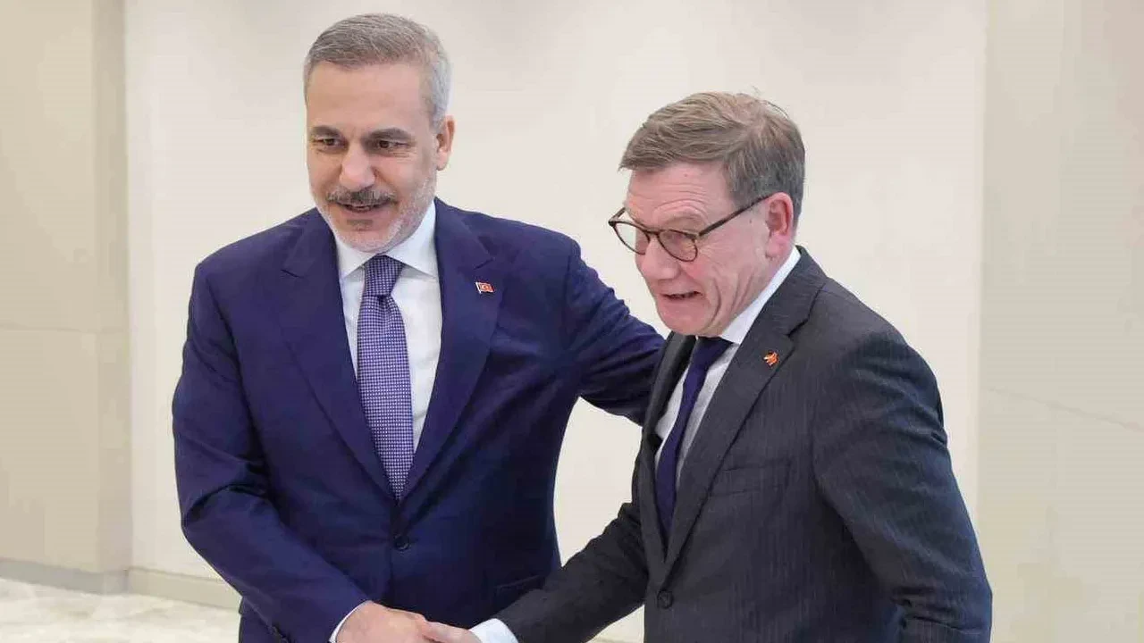 Bakan Fidan'dan kritik temas! Alman mevkidaşıyla görüştü