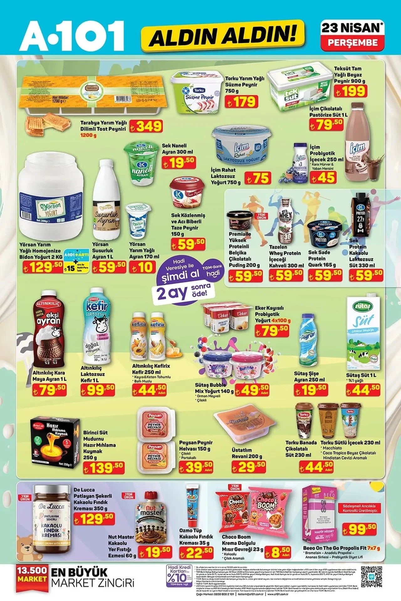 A101 23 - 30 Nisan aktüel ürünler kataloğu 2026! Kulaklık, gözleme sacı, dik ütü, spor ekipmanları, yolluk ve halı çeşitleri geliyor