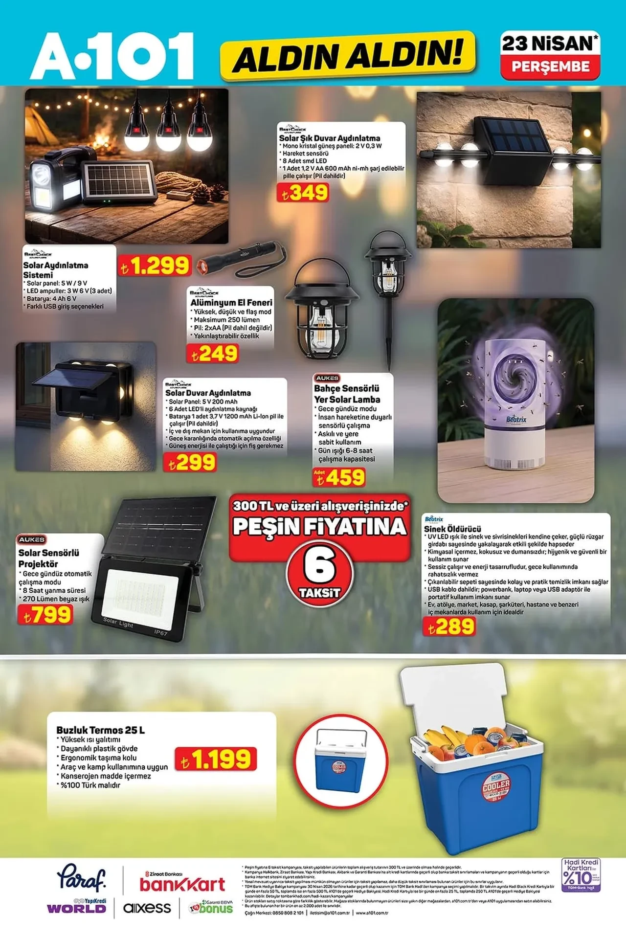 A101 23 - 30 Nisan aktüel ürünler kataloğu 2026! Kulaklık, gözleme sacı, dik ütü, spor ekipmanları, yolluk ve halı çeşitleri geliyor