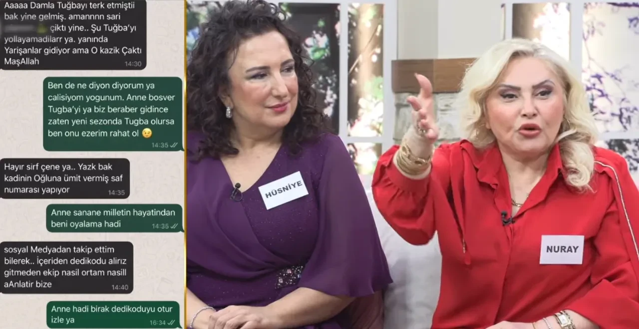 Gelinim Mutfakta'ya Damla Saçıkara bağlandı, Tuğba'nın kaynanası Nuray Hanım'ın mesajları ifşa oldu!