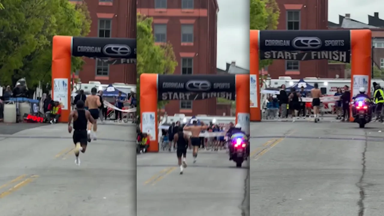 Maraton koşucusunun erken sevinci kursağında kaldı: 2 saniye ile kaybetti