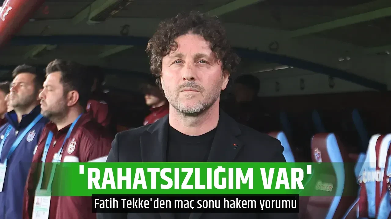 'RAHATSIZLIĞIM VAR'