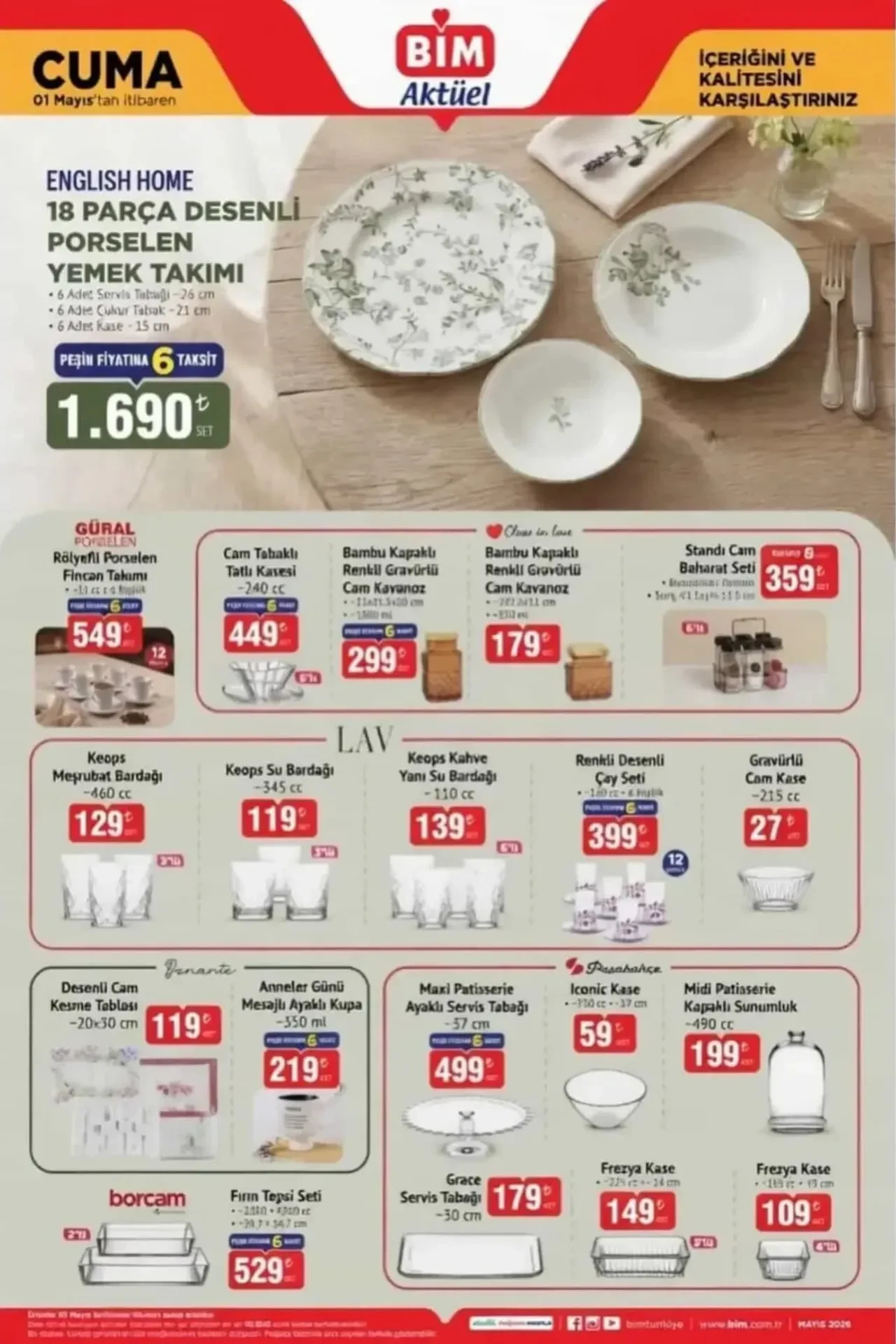 BİM 24 Nisan-1 Mayıs aktüel ürünler kataloğu 2026! Elektronik ev aletleri ve mutfak malzemelerinde büyük kampanya