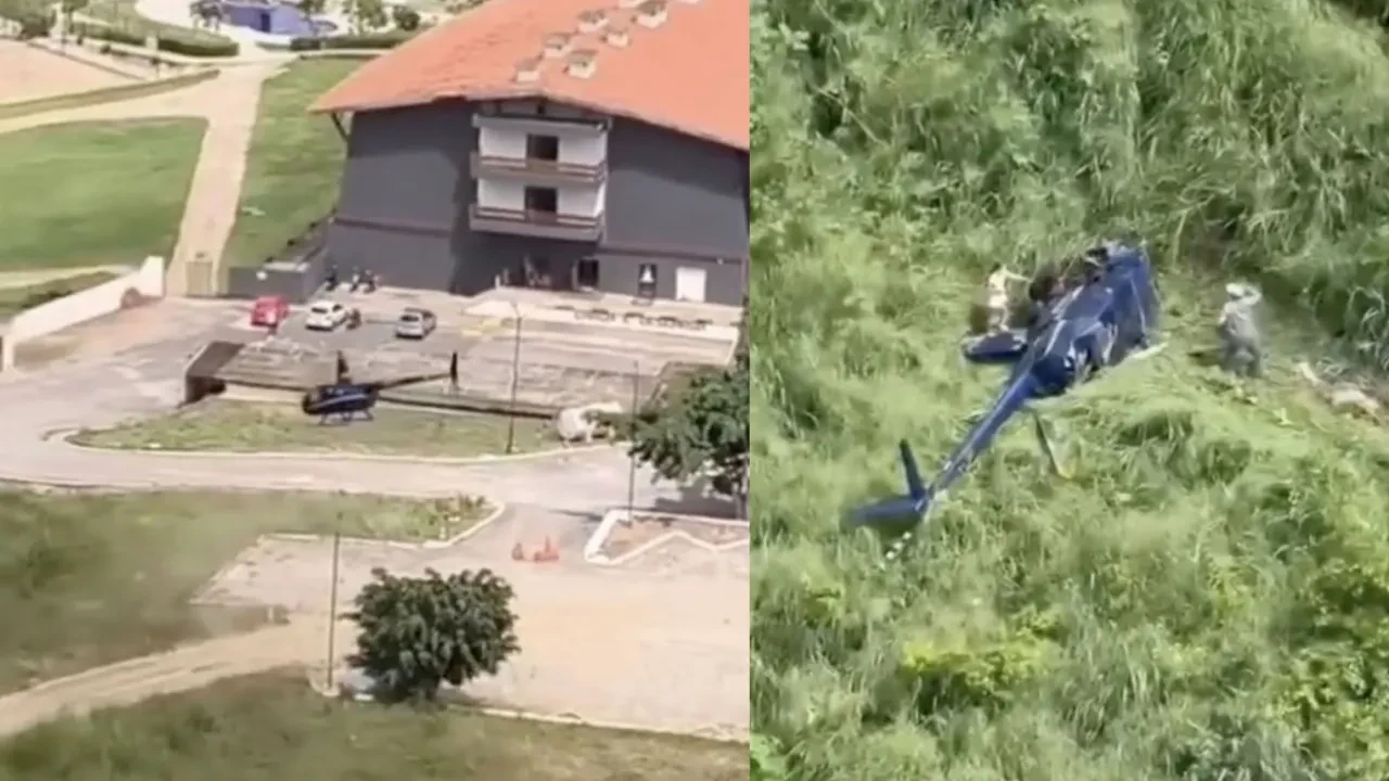 Helikopter 100 metre sonra yere çakıldı! Pilot lisanssız çıktı