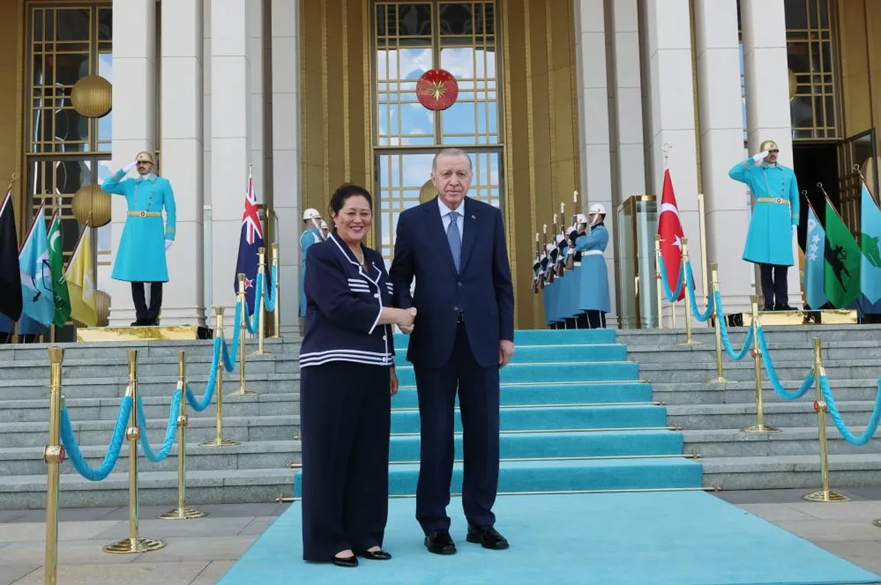Külliye'de Yeni Zelanda zirvesi! Cumhurbaşkanı Erdoğan, Yeni Zelanda Genel Valisi Cindy Kiro’yu kabul etti