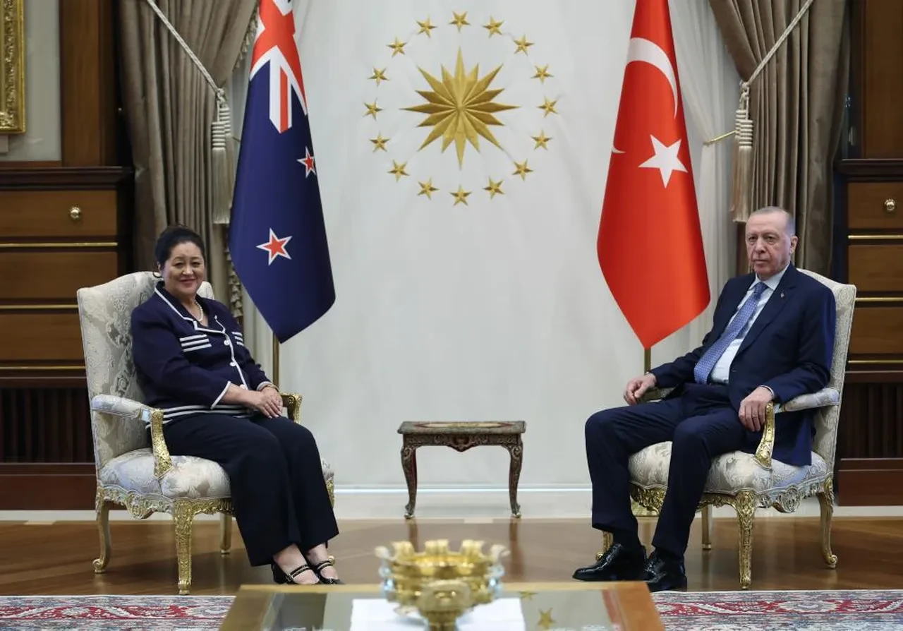 Külliye'de Yeni Zelanda zirvesi! Cumhurbaşkanı Erdoğan, Yeni Zelanda Genel Valisi Cindy Kiro’yu kabul etti