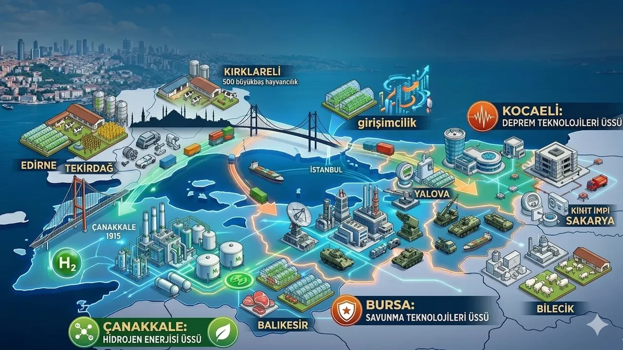 Marmara’da "Yerel kalkınma" devrimi: 11 il yükselişe geçiyor