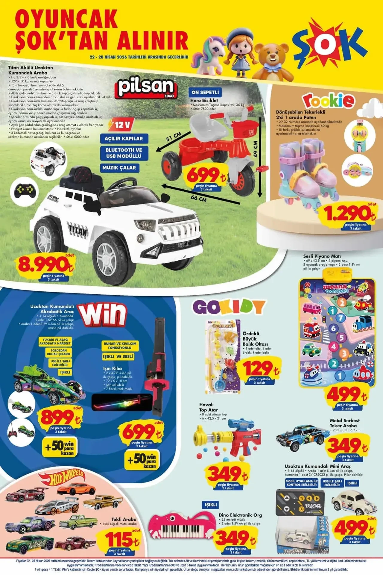 ŞOK 22-28 Nisan aktüel kataloğu 2026! İphone 17, Playstation 5, akıllı saat, çocuk scooter ve drone geliyor