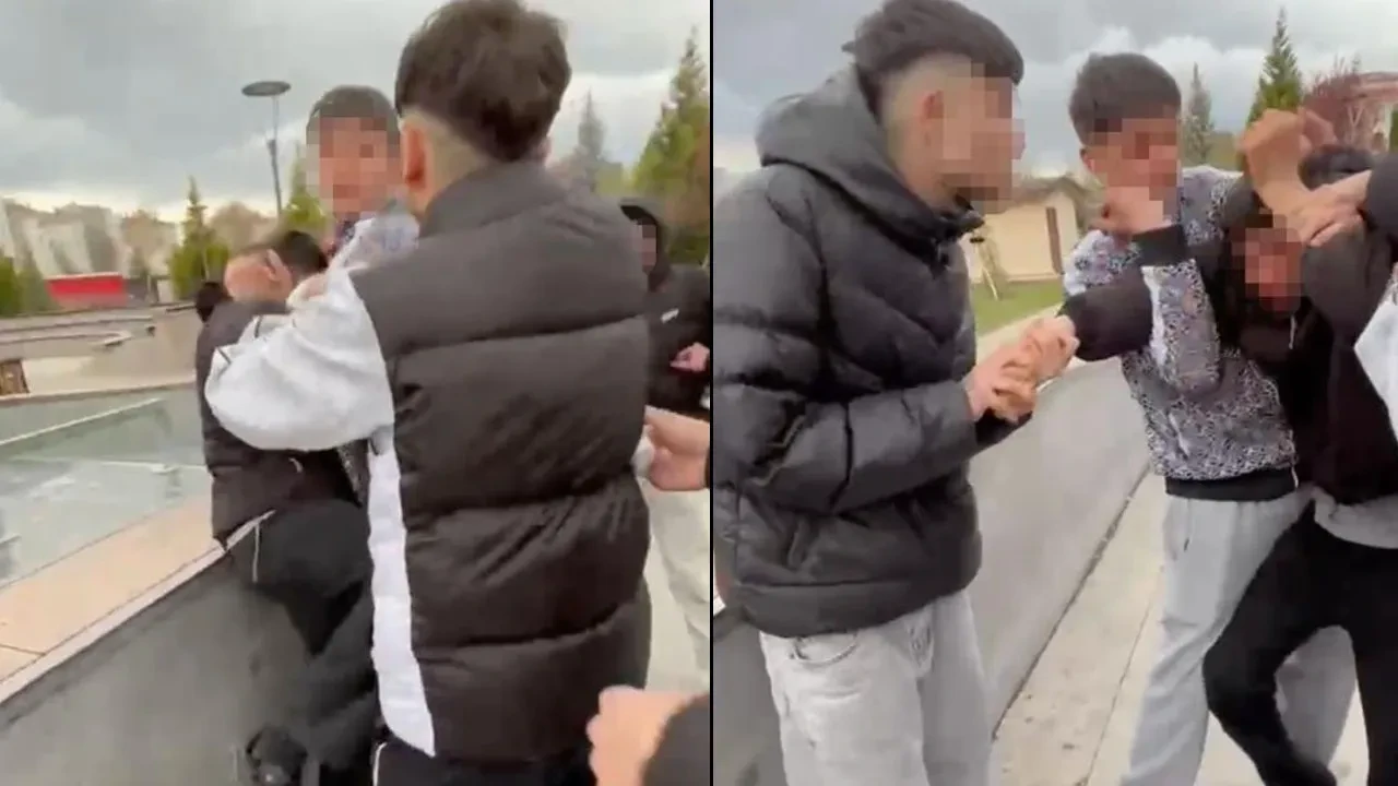 Akran zorbalığı son bulmuyor! Aralarına aldıkları çocuğu feci şekilde darbettiler 