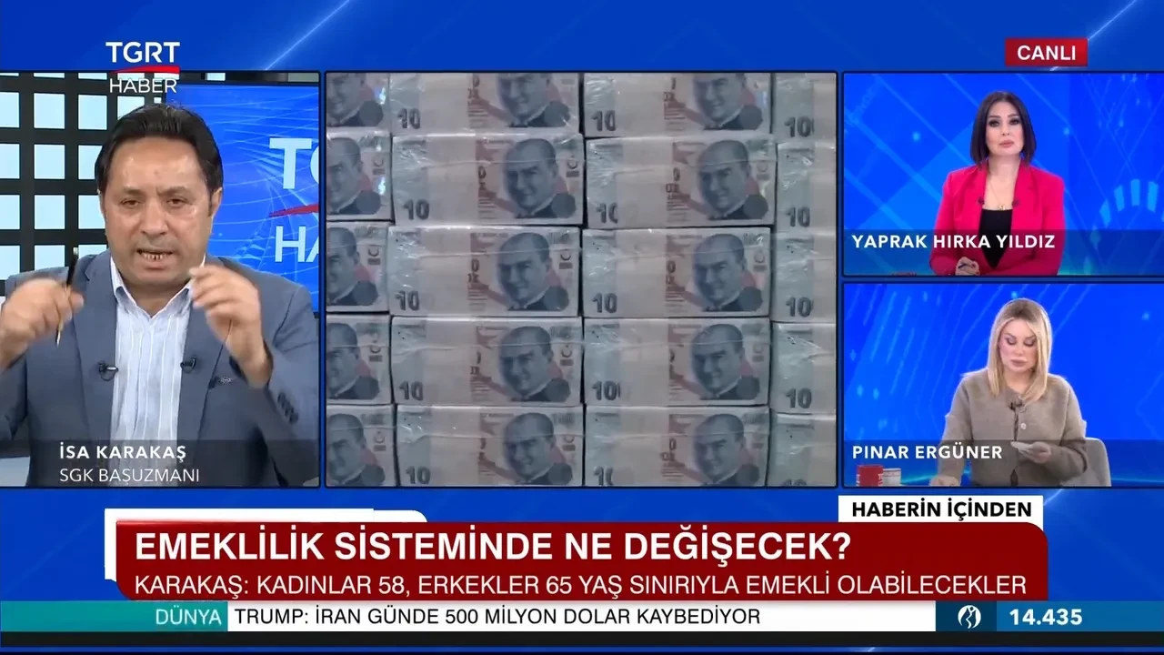 Emeklilik sisteminde değişiklik olacak mı? İsa Karakaş canlı yayında açıkladı 